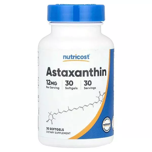 Nutricost Astaxanthin 12 mg ĳ������ �������������� ������� ����������� 12 �� � ��������
