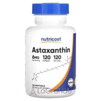 Nutricost Astaxanthin 6 mg ����������� ��������������� ������� ����������� 6 �� � ��������