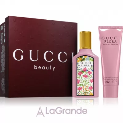 Gucci Flora by Gucci Gorgeous Gardenia Eau de Parfum ����� (��������������� ���� 50 �� + ������ ��� ���� 50 ��)