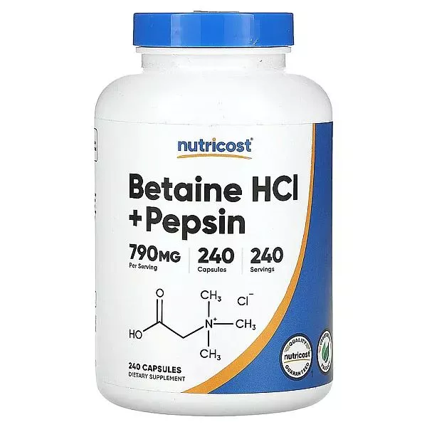 Nutricost Betaine HCl + Pepsin ������� ������� ��� �������� ���������  ������ ���������� � �������� � ��������