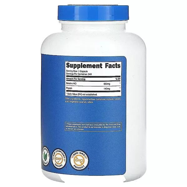 Nutricost Betaine HCl + Pepsin ������� ������� ��� �������� ���������  ������ ���������� � �������� � ��������