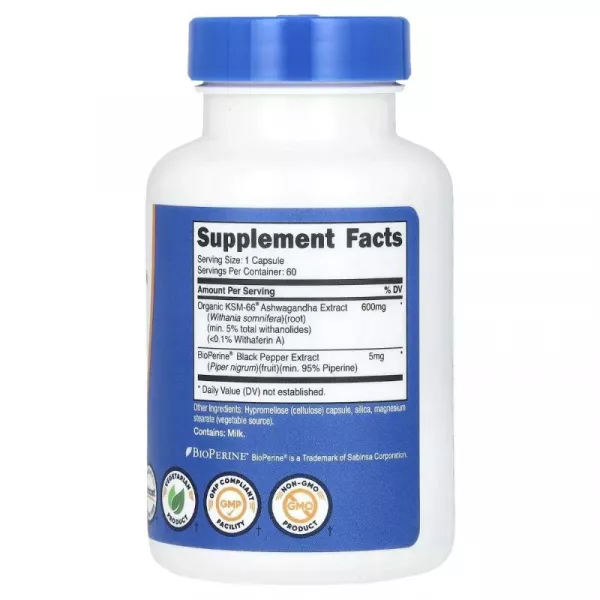 Nutricost KSM-66 Ashwagandha Root Extract ĳ������ ������� �������� ������ ��������� � ��������