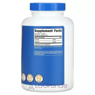 Nutricost L-Arginine + L-Citrulline ����������� ������������ ������� � �������� ������� � ��������
