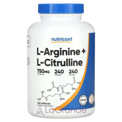 Nutricost L-Arginine + L-Citrulline ����������� ������������ ������� � �������� ������� � ��������