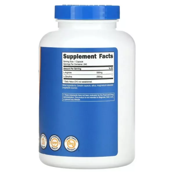 Nutricost L-Arginine + L-Citrulline ĳ������ ������� ����������� ������ � ������� � ��������