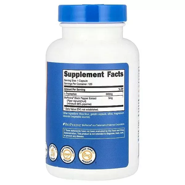 Nutricost L-Tryptophan 500 mg ����������� L-��������� ��� �������� ������� ������� �� ���������� ��� � ��������