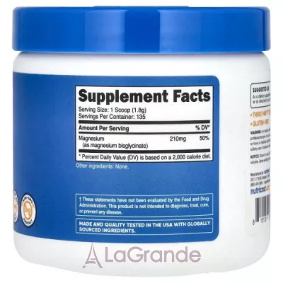 Nutricost Magnesium Glycinate Powder ������� ������� ������ �������� � ����� �������