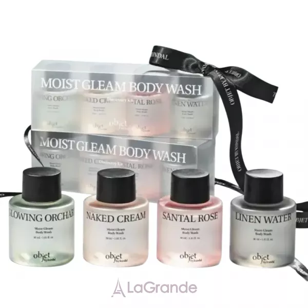 Kundal Objet by Kundal Moist Gleam Body Wash Discovery Kit ����� �������� ����� ��� ����