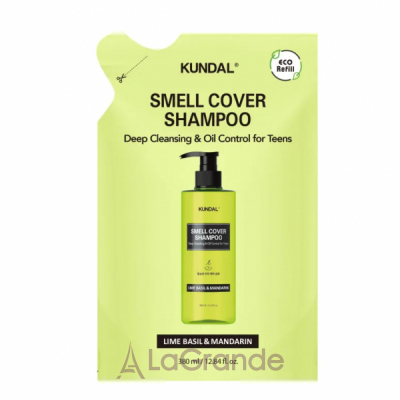 Kundal All Day Smell Cover Teens Shampoo Lime Basil & Mandarin ������� ��� ������ ����� ������� 