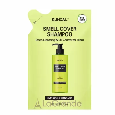 Kundal All Day Smell Cover Teens Shampoo Lime Basil & Mandarin ������� ��� ������ ����� ������� 