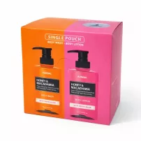 Kundal Honey & Macadamia Pure Natural Moisturizing Body Wash + Body Lotion White Musk ����� ��������� (���� ��� ���� + ������ ��� ����)