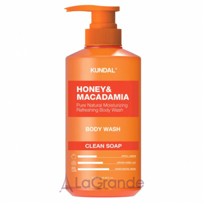 Kundal Honey & Macadamia Body Wash Clean Soap ���� ��� ���� 