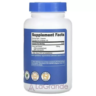 Nutricost Olive Leaf 20% Oleuropein 750 mg ������� ������� �������� ������� ���������� ������ � ��������