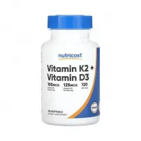 Nutricost Vitamin K2 + Vitamin D3 5000IU/100mcg ������� ������� ³���� K2 � ��������
