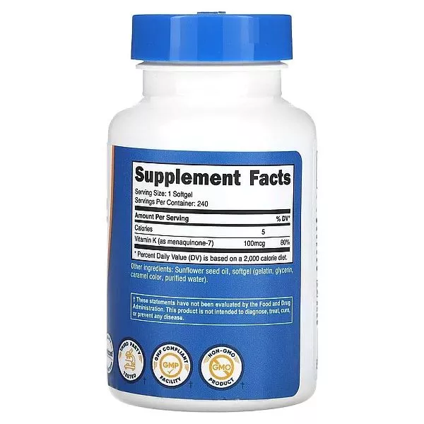 Nutricost Vitamin K2 MK-7 ������� ������� ³���� K2 MK-7 � ��������