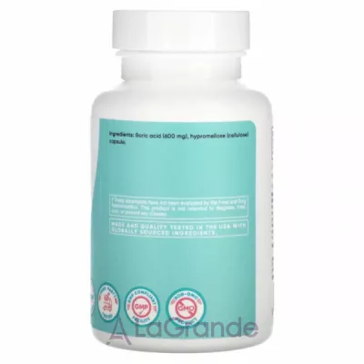 Nutricost Boric Acid Vaginal Suppository 600 mg ����������� ������� ������ ������� ��� ������ � ��������