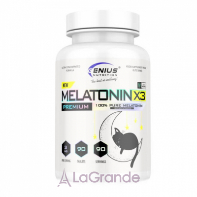 Genius Nutrition Melatonin-X3 ����������� ������� 