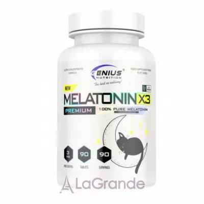 Genius Nutrition Melatonin-X3 ����������� ������� 
