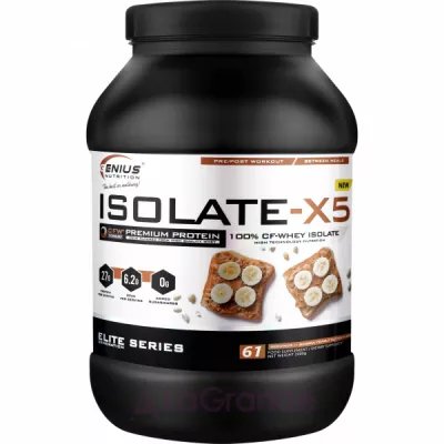 Genius Nutrition Isolate-X5 Banana Peanut Butter ������ ������������� �������� 