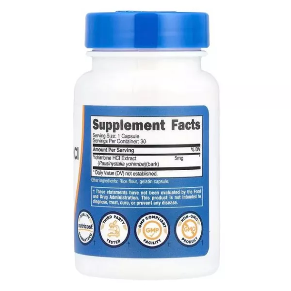 Nutricost Yohimbine HCL 5 mg ������� ����������  ������� ������� ��� ������� � ��������