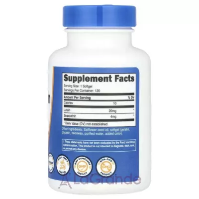 Nutricost Zeaxanthin with Lutein ����������� ������� ��� ��������� ������ ������ � ���������� � ��������