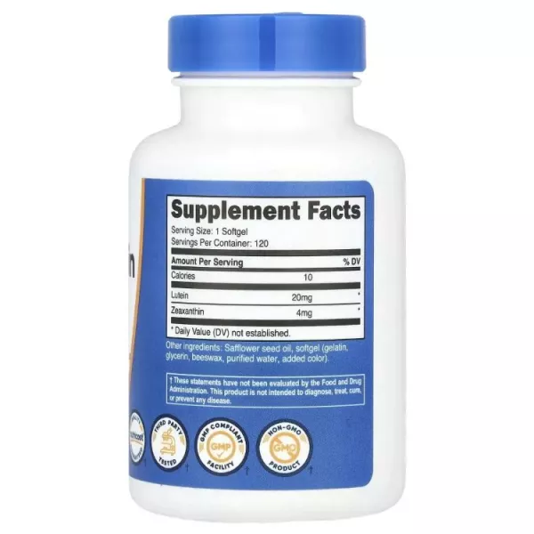 Nutricost Zeaxanthin with Lutein ĳ������ ������� ��� �������� ���� ����� �� ���������� � ��������