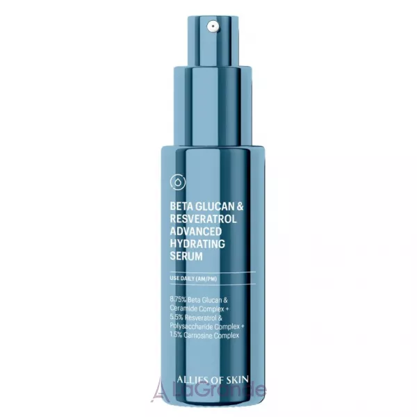Allies of Skin Beta Glucan & Resveratrol Advanced Hydrating Serum ��������� ����������� � ����-��������