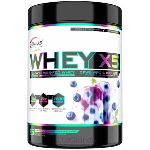 Genius Nutrition Whey-X5 Blueberry Freeze ������� Whey-X5 