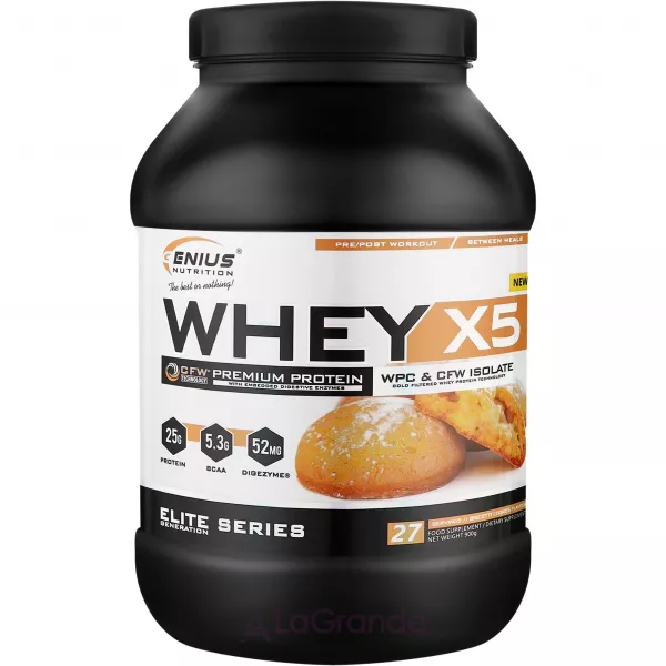 Genius Nutrition Whey-X5 Biscotti Cookies ������ Whey-X5 