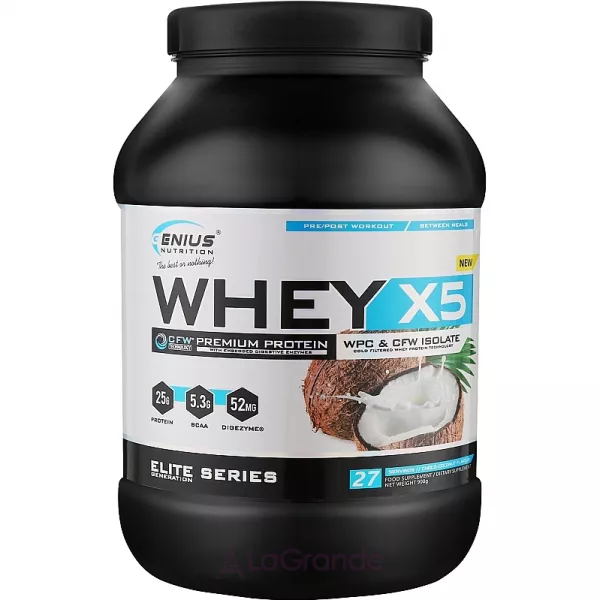 Genius Nutrition Whey-X5 Choco Coconut ������ Whey-X5 