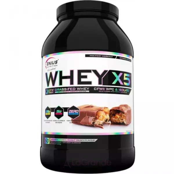 Genius Nutrition Whey-X5 Choco-Peanut Crunch ������ Whey-X5 