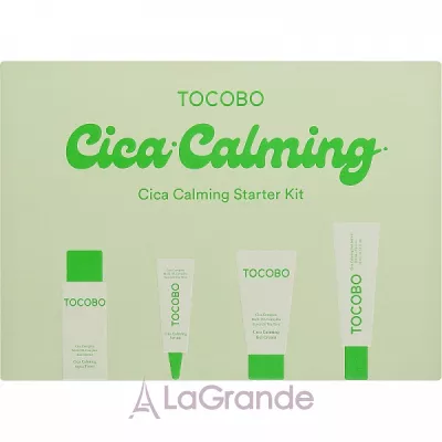 Tocobo Cica Calming Starter Kit ������������ ���� ������� � ���������� ������� (toner/30ml + ser/5ml + cr/15ml + ser/10ml)