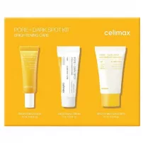 Celimax Pore+Dark Spot Brightening Kit ����� ��� ���� (f/serum/10ml + f/cr/7ml + sun/cr/10ml)