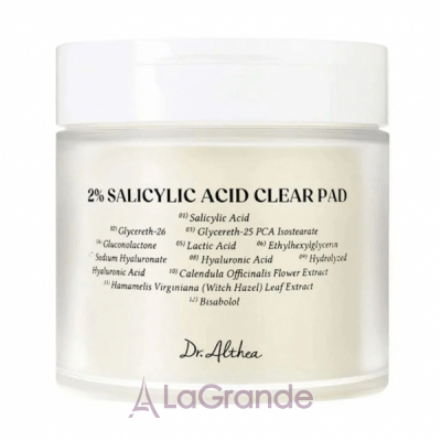 Dr. Althea 2% Salicylic Acid Clear Pad �����-���� ��� ������� � ���������� ��������