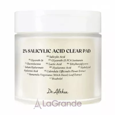 Dr. Althea 2% Salicylic Acid Clear Pad �����-���� ��� ������� � ���������� ��������