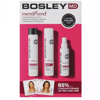 Bosley MD MendXtend Strengthening System ����� ��� ���������� � ������� �����  (shm/150ml + cond/150 + treatm/100ml)