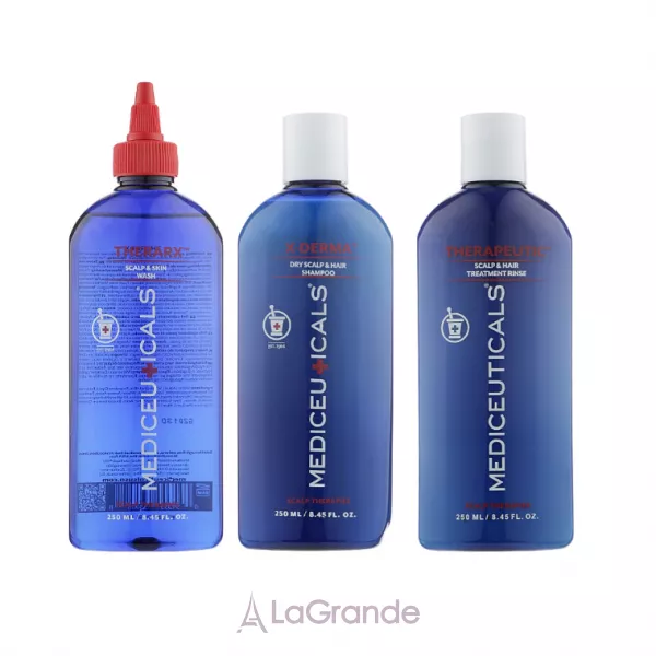 Mediceuticals Scalp Treatment Dry Scalp ���� ��� ���� ���� ������ (shm/250ml + cond/250ml + wash/250ml)
