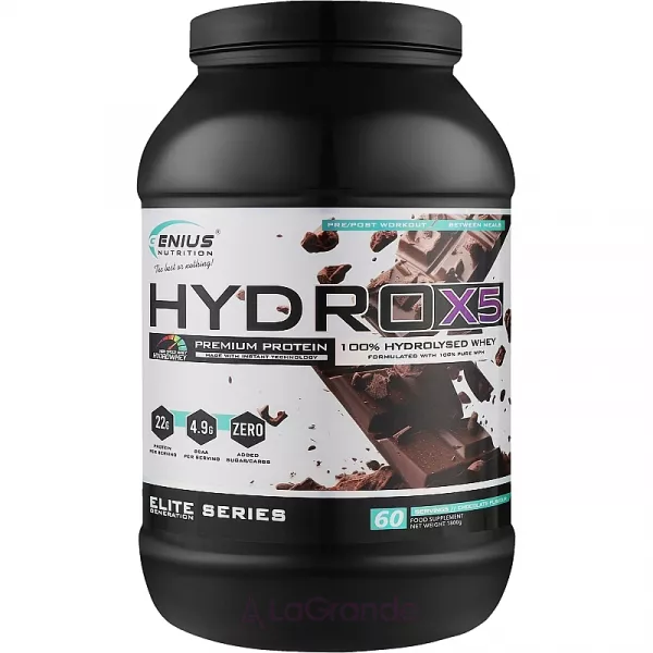 Genius Nutrition Hydro-X5 Chocolate ���������� ��������� �������� �� ������ ��������