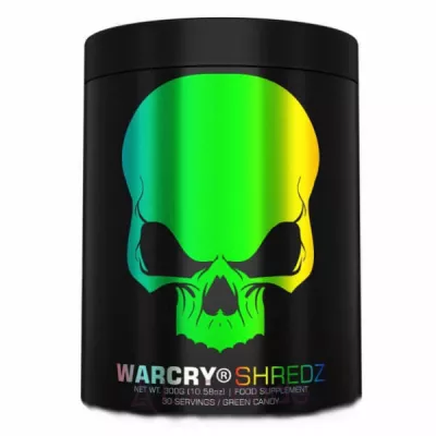 Genius Nutrition Warcry Shredz Green Candy ������������ Warcry Shredz 