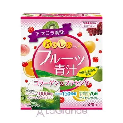Yuwa Fruit Aojiru Collagen & Placenta ����������� ������� ������� � ���������� � ��������� �� ������ ������� � ���������