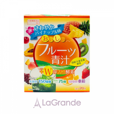 Yuwa Aojiru with Plant Enzymes and Zinc Pineapple Flavor ����������� ������� ������� � ������������� ���������� � ������, �� ������ �������