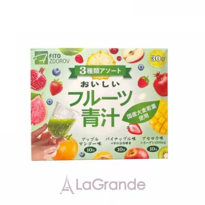 Yuwa Aojiru 3 in 1 Genki ����������� �������  ������� GENKI 3 � 1