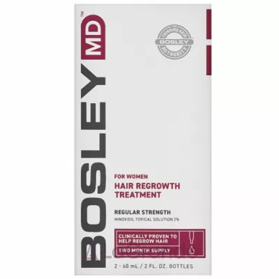 Bosley Hair Regrowth Treatment ������ � ����������� 2% ��� ���������� ����� ������� � ����, � �������