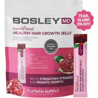 Bosley MD MendXtend Healthy Hair Growth Jelly Supplement Sticks ĳ������ ������� � ���� ������� ��������� 