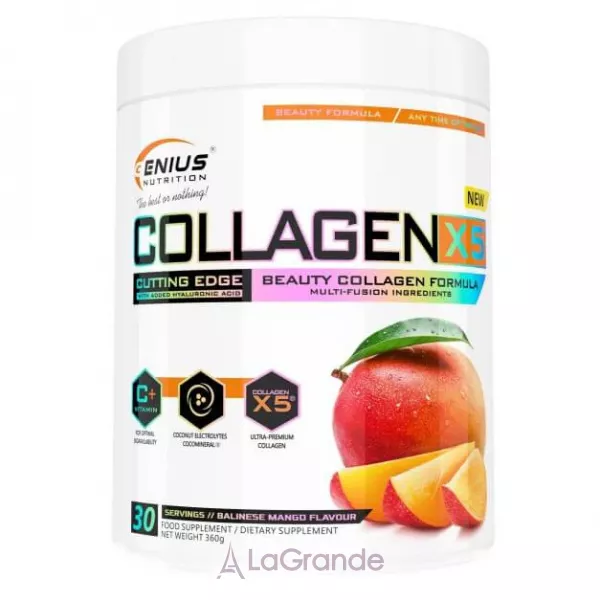 Genius Nutrition Collagen-X5 Balinese Mango ������� ������� 