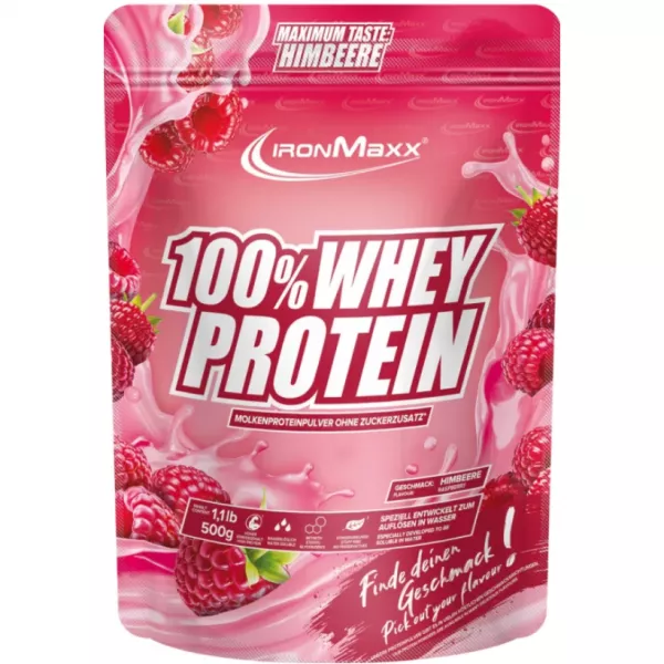 IronMaxx 100% Whey Protein Raspberry ������������ ������� 