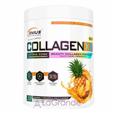 Genius Nutrition Collagen-X5 Pineapple Juice ������� ������� 