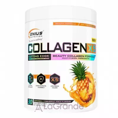 Genius Nutrition Collagen-X5 Pineapple Juice ������� ������� 