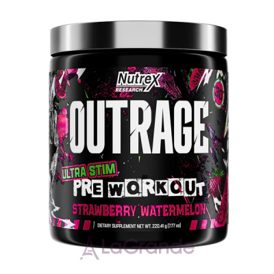 Nutrex Research Outrage Ultra Stim Pre Workout Strawberry Watermelon ����������������� �������� 