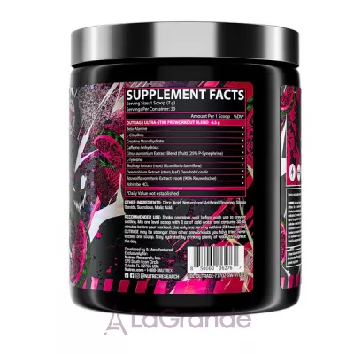 Nutrex Research Outrage Ultra Stim Pre Workout Strawberry Watermelon ����������������� �������� 